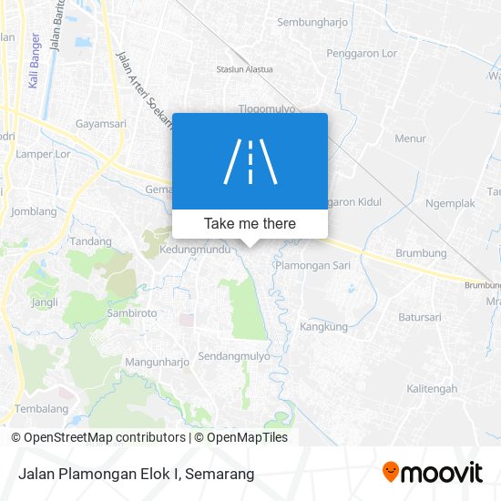 Jalan Plamongan Elok I map