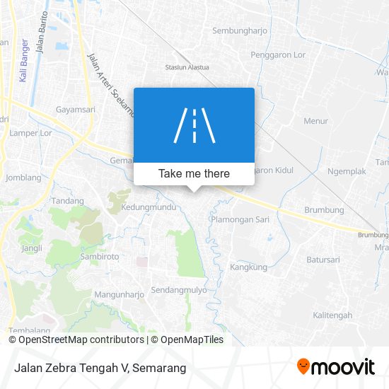 Jalan Zebra Tengah V map