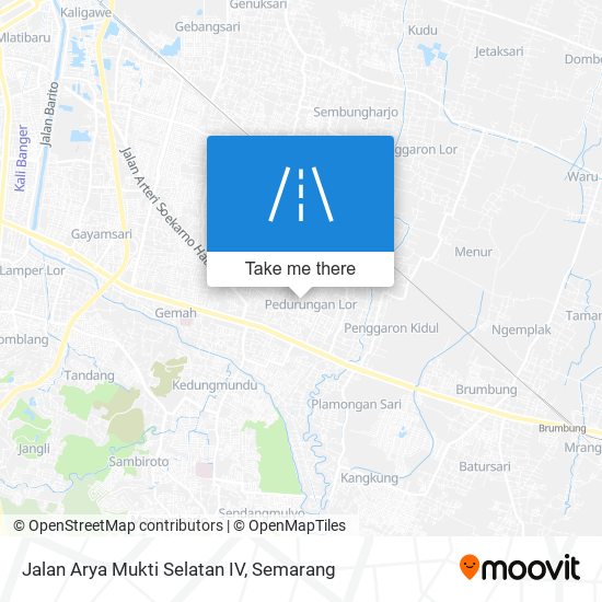 Jalan Arya Mukti Selatan IV map