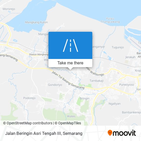 Jalan Beringin Asri Tengah III map