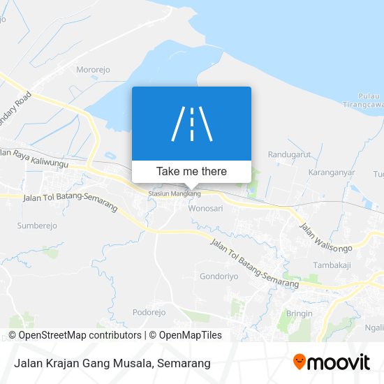 Jalan Krajan Gang Musala map