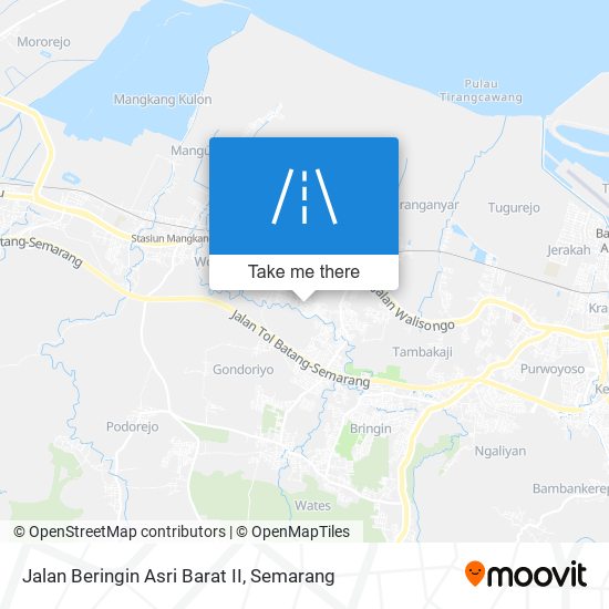 Jalan Beringin Asri Barat II map