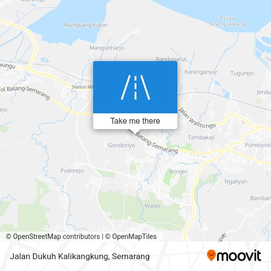 Jalan Dukuh Kalikangkung map