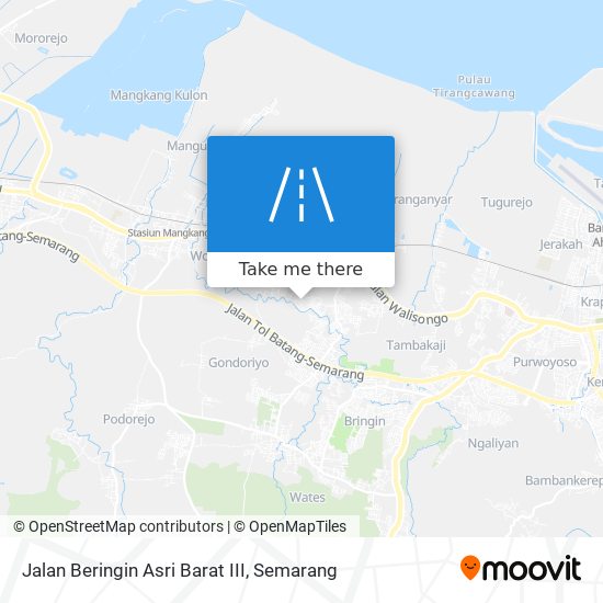 Jalan Beringin Asri Barat III map