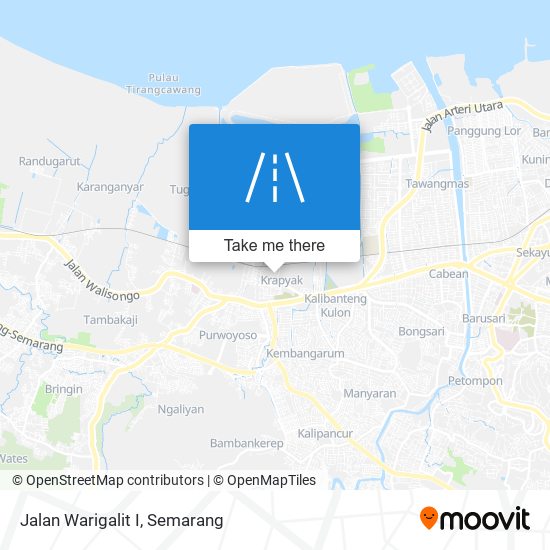 Jalan Warigalit I map