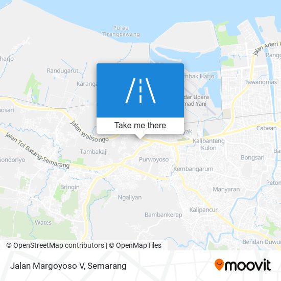 Jalan Margoyoso V map