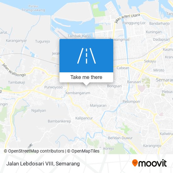 Jalan Lebdosari VIII map