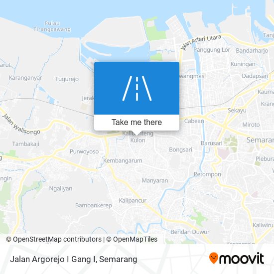 Jalan Argorejo I Gang I map