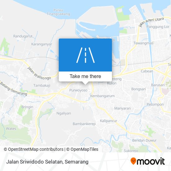 Jalan Sriwidodo Selatan map