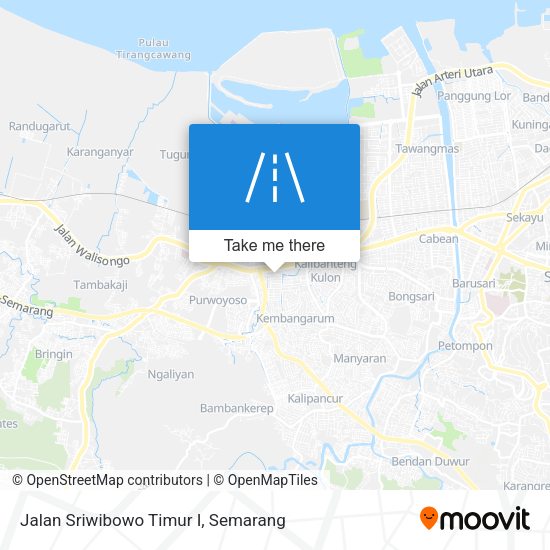 Jalan Sriwibowo Timur I map