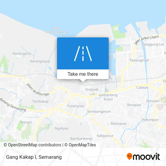 Gang Kakap I map