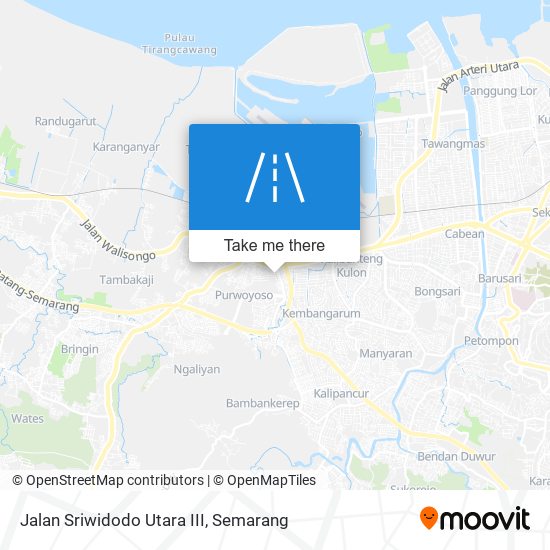 Jalan Sriwidodo Utara III map