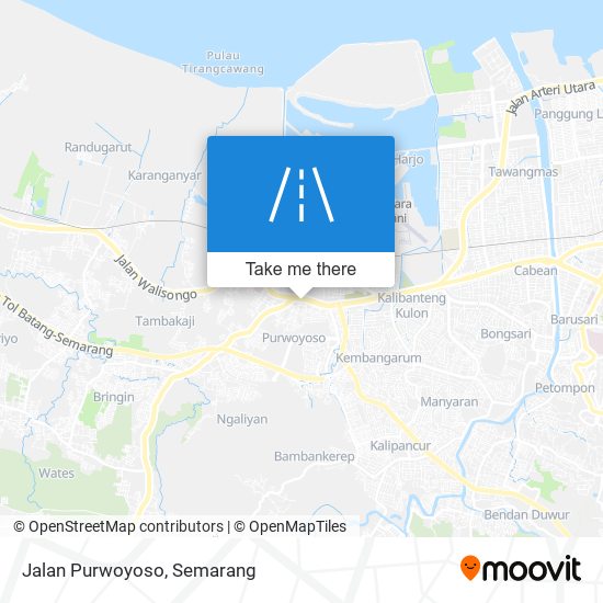 Jalan Purwoyoso map