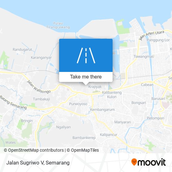 Jalan Sugriwo V map