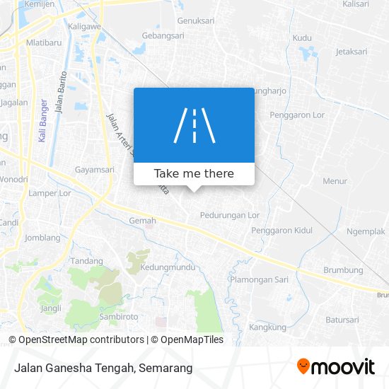 Jalan Ganesha Tengah map