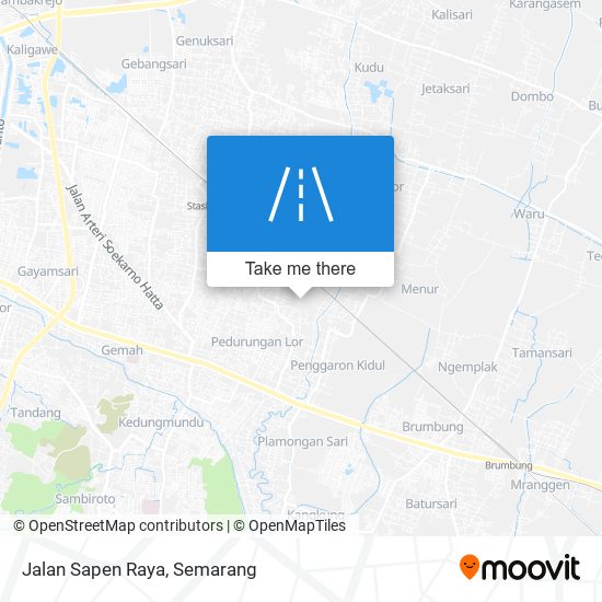 Jalan Sapen Raya map