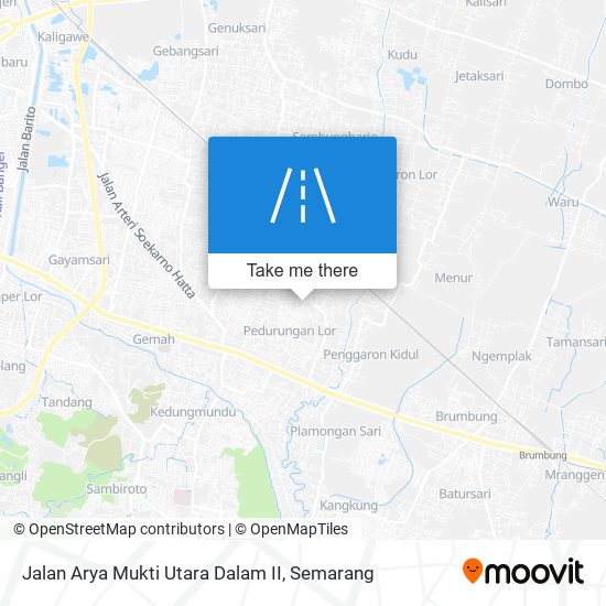 Jalan Arya Mukti Utara Dalam II map