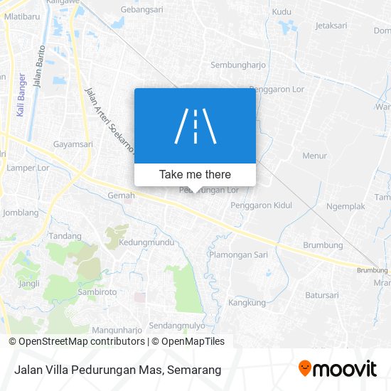 Jalan Villa Pedurungan Mas map