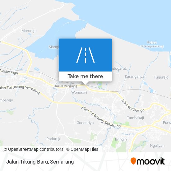 Jalan Tikung Baru map