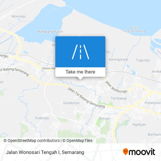 Jalan Wonosari Tengah I map