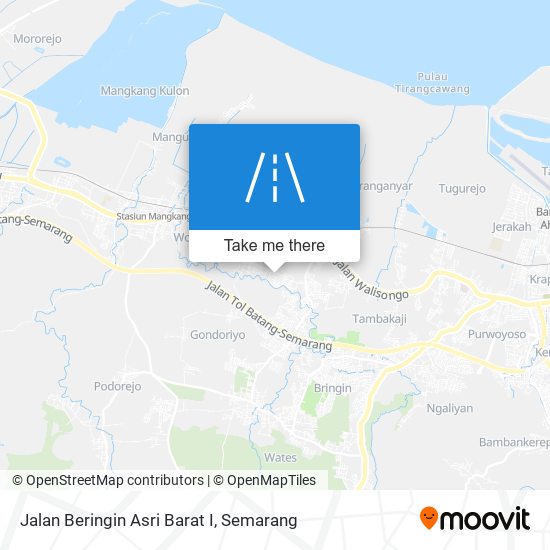 Jalan Beringin Asri Barat I map