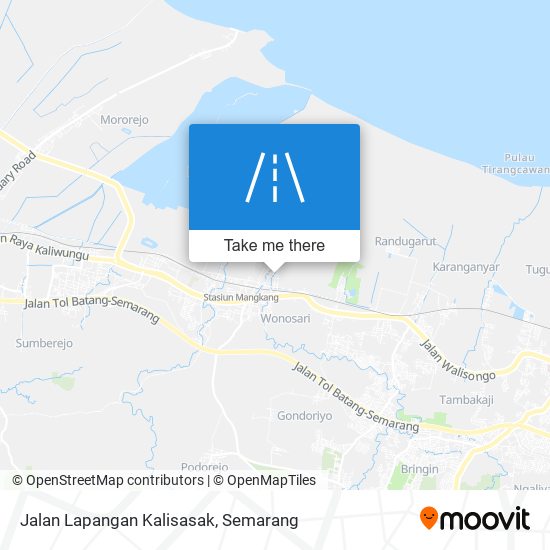 Jalan Lapangan Kalisasak map