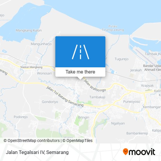 Jalan Tegalsari IV map