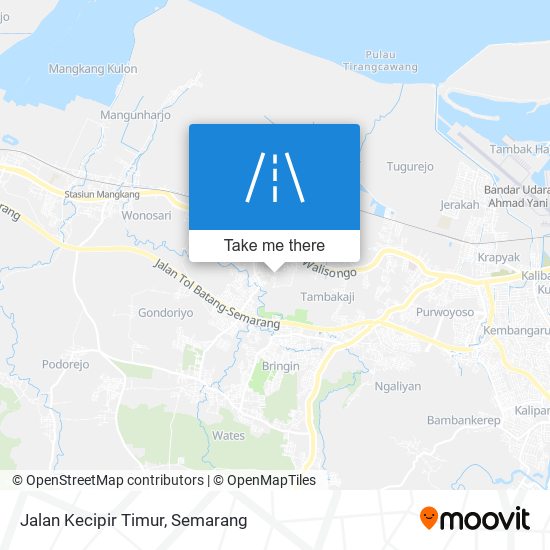 Jalan Kecipir Timur map