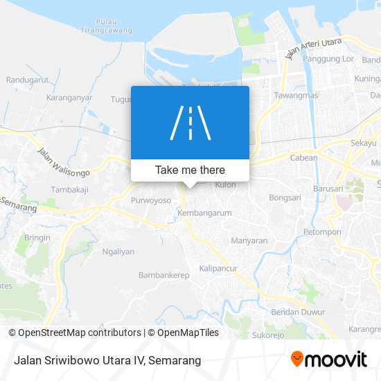Jalan Sriwibowo Utara IV map