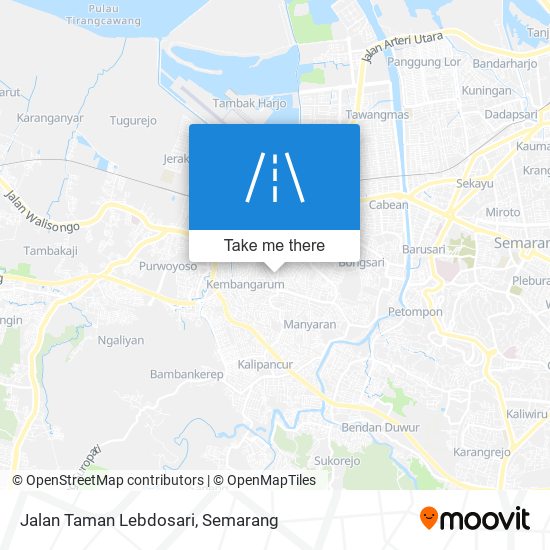 Jalan Taman Lebdosari map