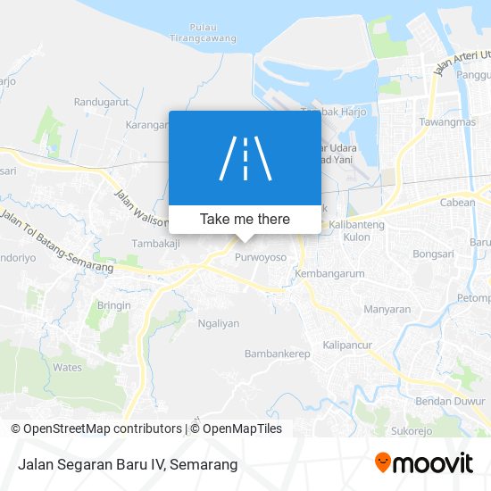 Jalan Segaran Baru IV map