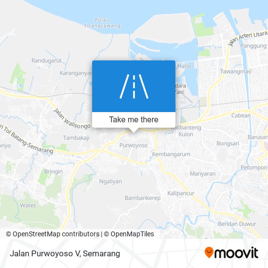 Jalan Purwoyoso V map