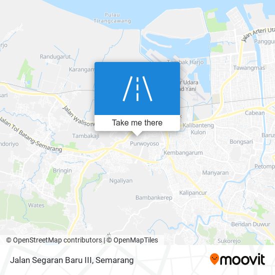 Jalan Segaran Baru III map