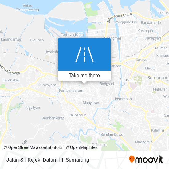 Jalan Sri Rejeki Dalam III map