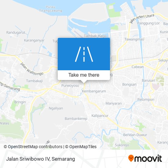 Jalan Sriwibowo IV map