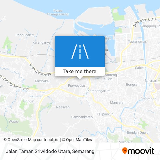 Jalan Taman Sriwidodo Utara map