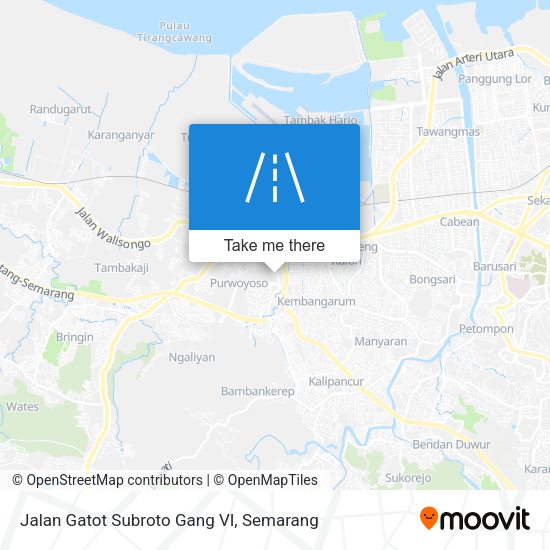 Jalan Gatot Subroto Gang VI map