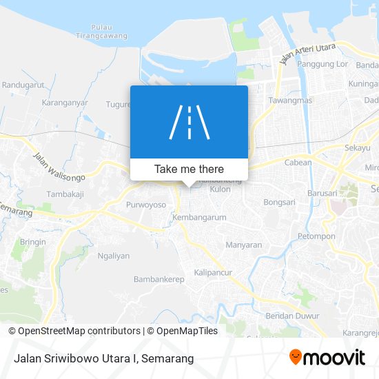 Jalan Sriwibowo Utara I map