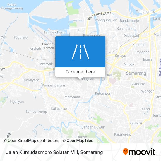 Jalan Kumudasmoro Selatan VIII map