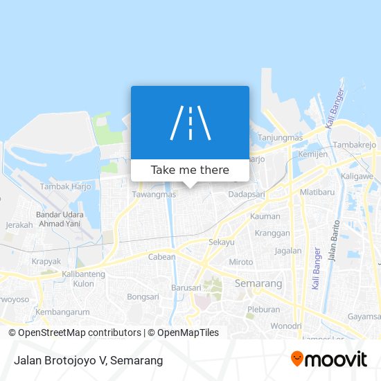 Jalan Brotojoyo V map