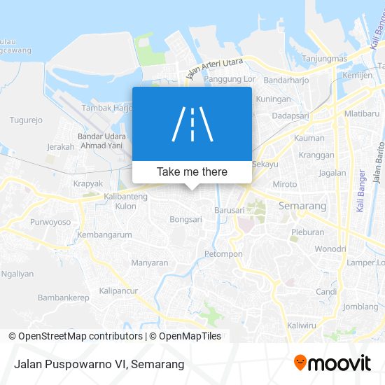 Jalan Puspowarno VI map