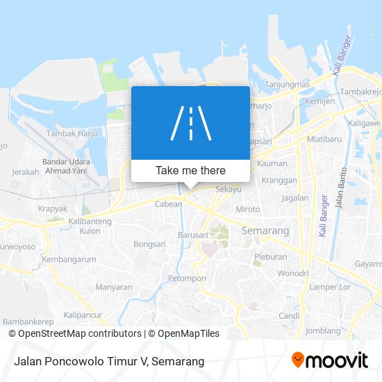 Jalan Poncowolo Timur V map