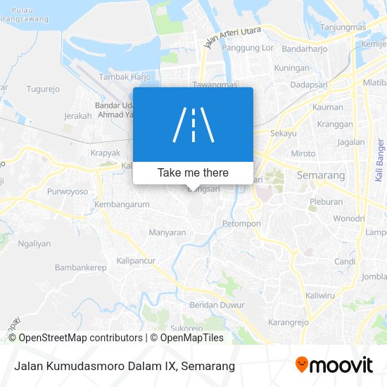 Jalan Kumudasmoro Dalam IX map
