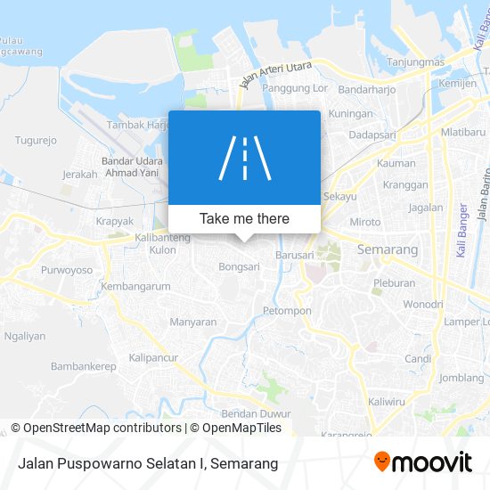 Jalan Puspowarno Selatan I map