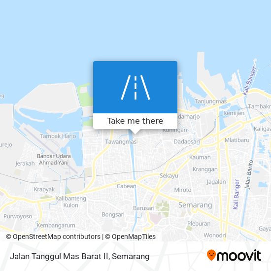 Jalan Tanggul Mas Barat II map