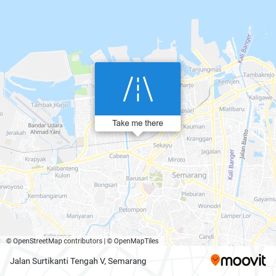 Jalan Surtikanti Tengah V map