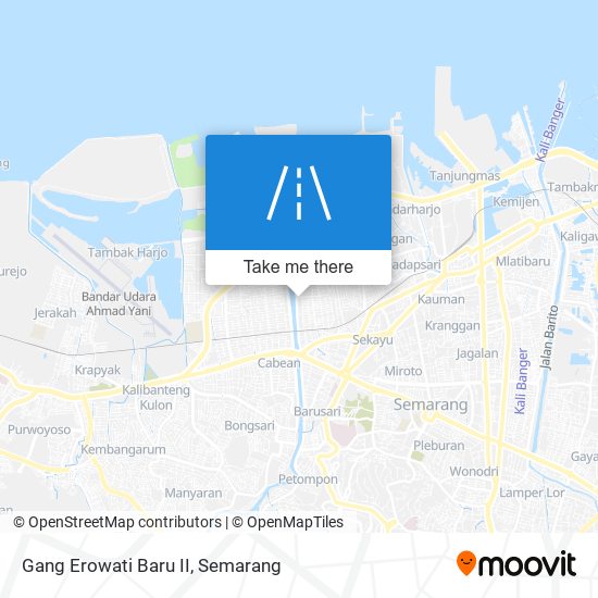 Gang Erowati Baru II map