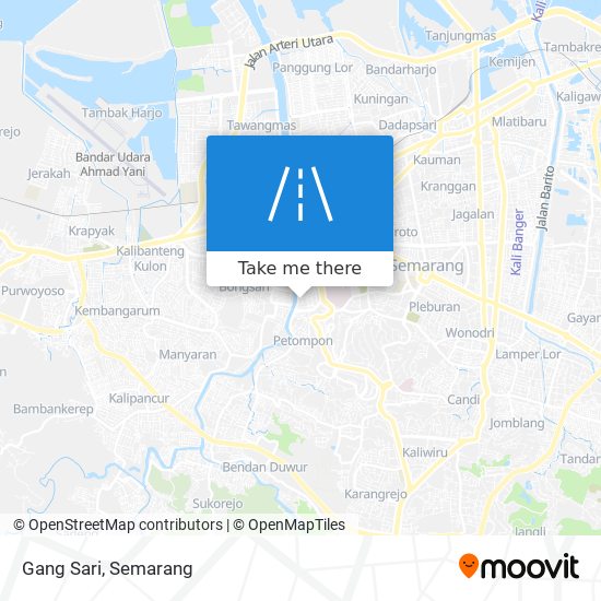 Gang Sari map