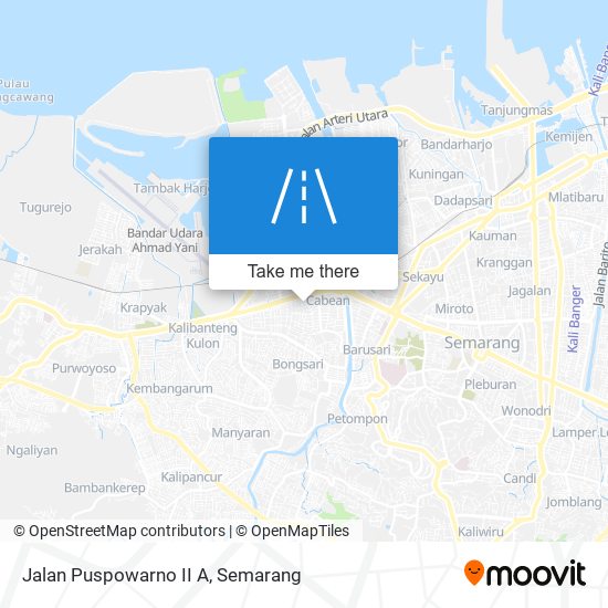 Jalan Puspowarno II A map