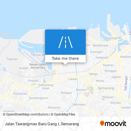 Jalan Tawangmas Baru Gang I map